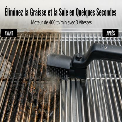 GrillFacile Pro - Brosse électrique pour barbecue