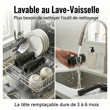 GrillFacile Pro - Brosse électrique pour barbecue