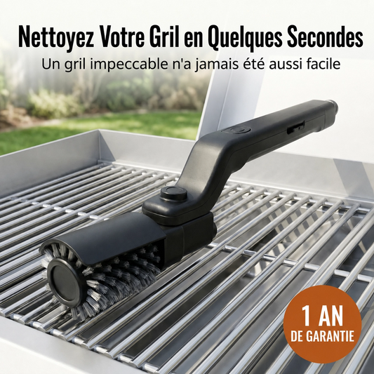 GrillFacile Pro - Brosse électrique pour barbecue